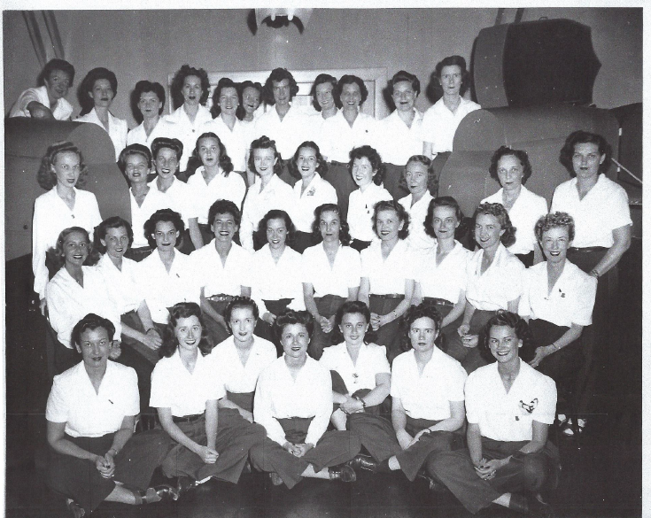 Link Training Instructors at Naval Air Station Atlanta - WWII